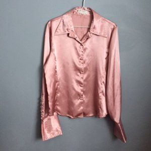 BEECHERS BROOK FOR FAIRWEATHER BLOUSE.  SIZE L.  COLOR PINK